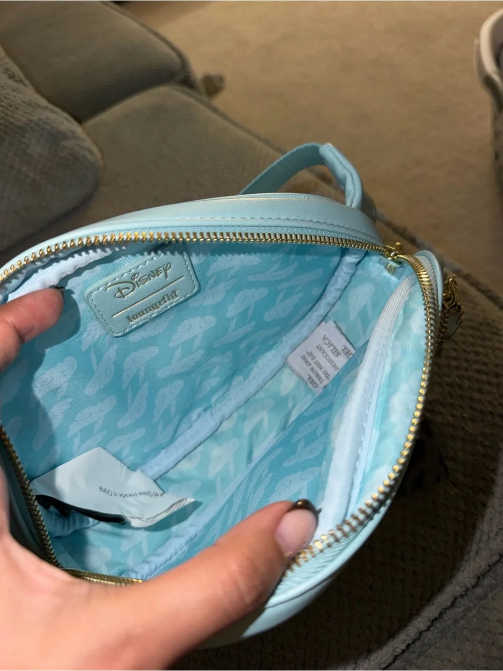 Womens Blue Pastel Hercules Belt Bag